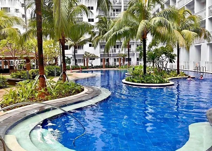 Apartment Vsm Staycation Moa View With Balcony
